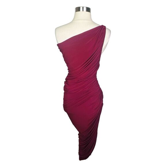 Norma Kamali Diana Gown - Size M/38 - Plum - Picture 6 of 8